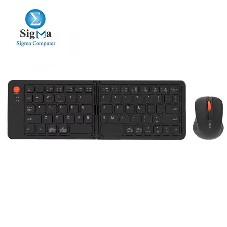 Meetion BTC001 Arabic Bluetooth Foldable Keyboard And Mouse Combo - Main view