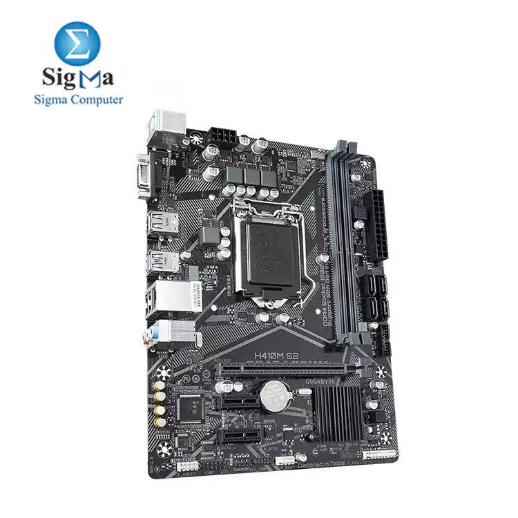 GIGABYTE Intel® H410M S2 (rev. 1.x)Ultra Durable Motherboard - Main view