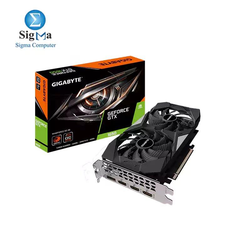 GIGABYTE GeForce® GTX 1650 WINDFORCE OC 4G - Main view