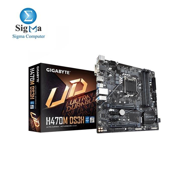 Gigabyte H470M DS3H LGA1200 MOTHERBOARD - Main view