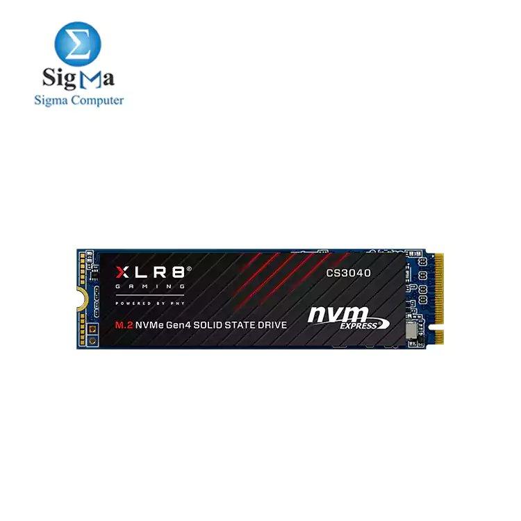 PNY XLR8 CM3040 M.2 NVMe Gen4 - 500GB 3D Flash Memory - Main view