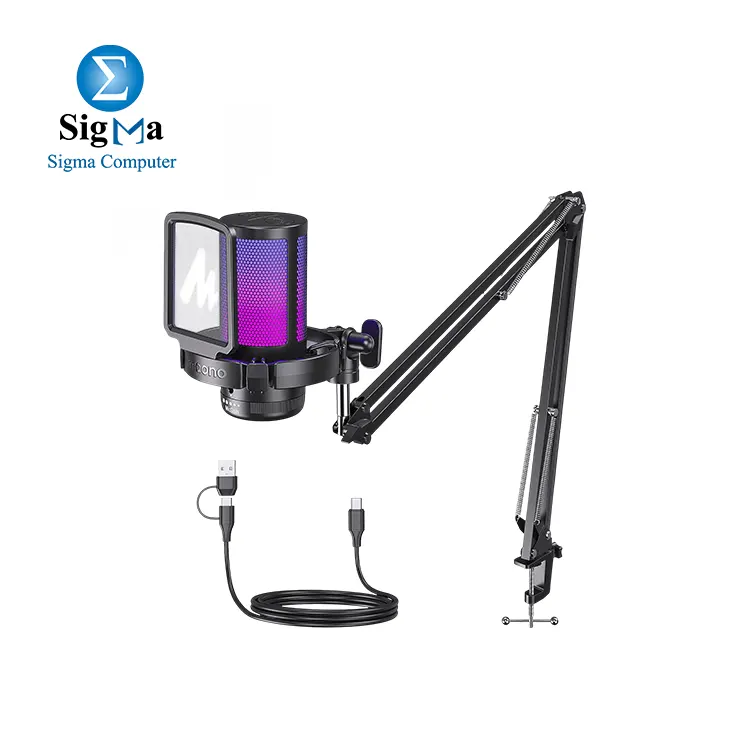 MAONO DGM20S Gamerwave Condenser USB Gaming RGB Microphone - Main view