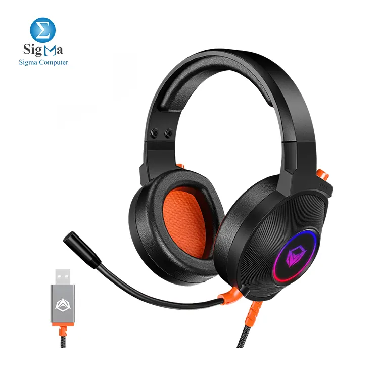 MEETION HP012  RGB 7.1 Surround Sound Wired Gaming Headset - Main view