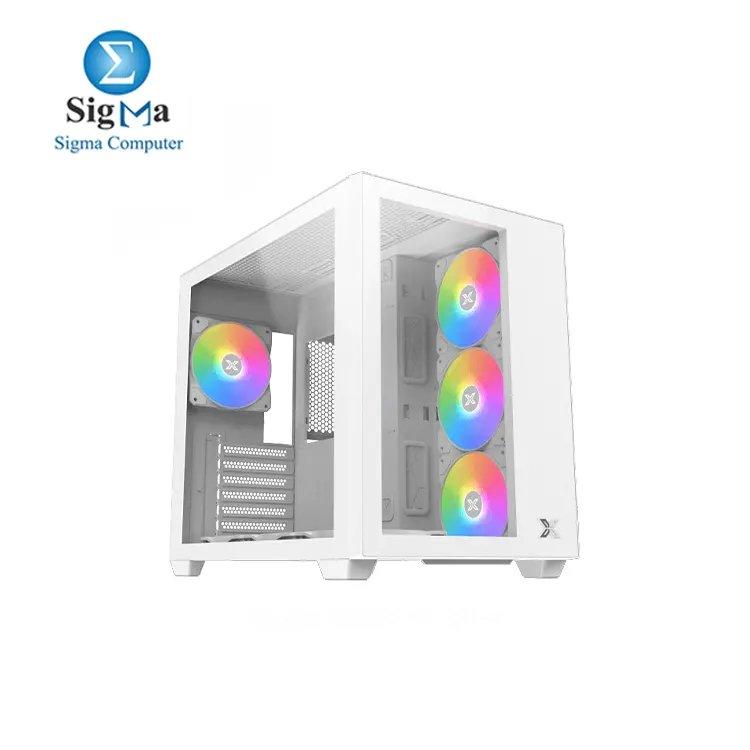 XIGMATEK Aqua III Arctic Argb Mid Tower Case - Main view