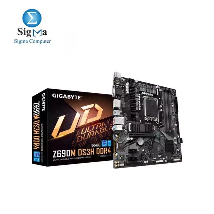 GIGABYTE Intel® Z690M DS3H DDR4 (rev. 1.0) Motherboard - Main view