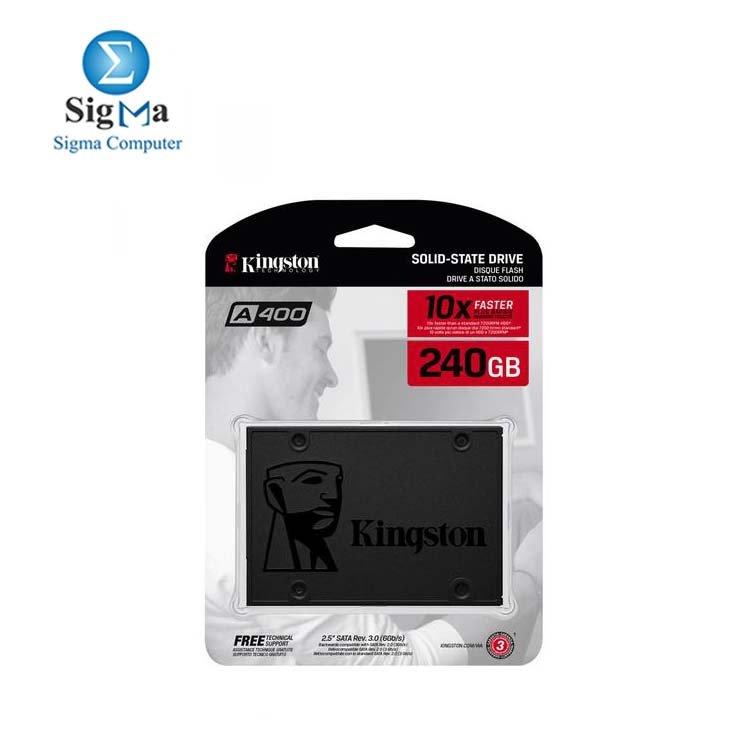 Kingston A400 240GB 2.5 Inch Sata SSD - Main view