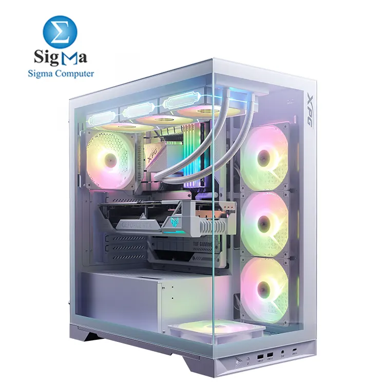 XPG INVADER X BTF White MID-TOWER CHASSIS - Main view
