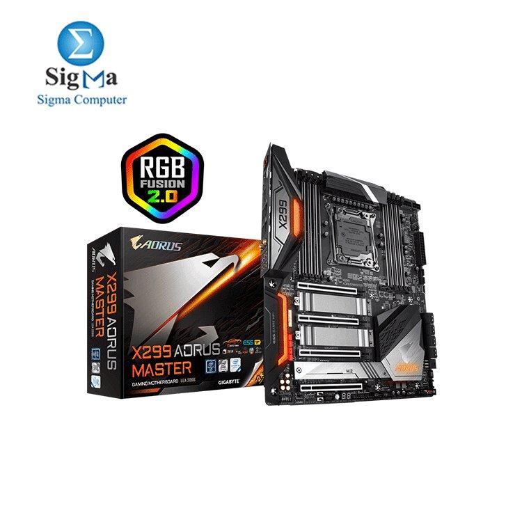 Gigabyte Intel X299 AORUS MASTER Motherboard - Main view