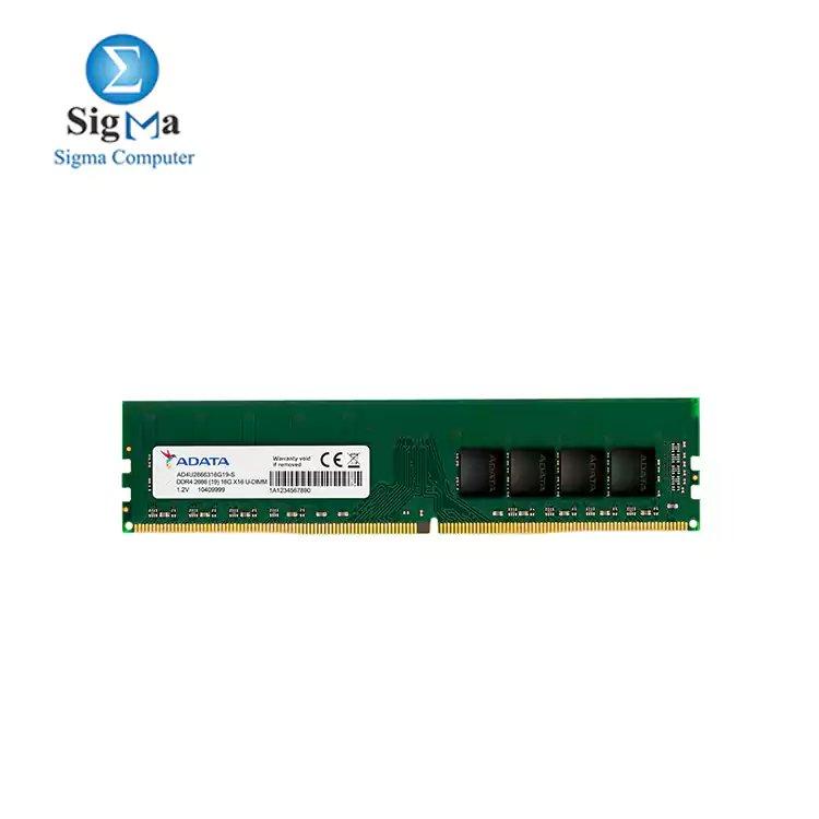 ADATA 8GB DDR4 2666 MHz UDIMM Memory Module for PC - Main view