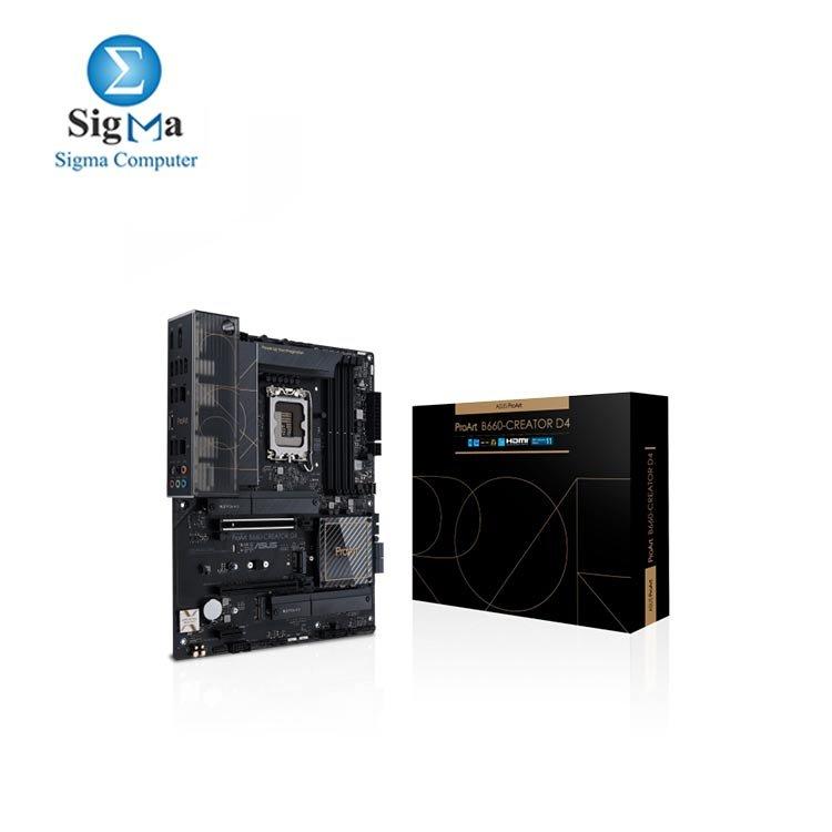 ASUS motherboard ProArt B660-CREATOR D4 - Main view