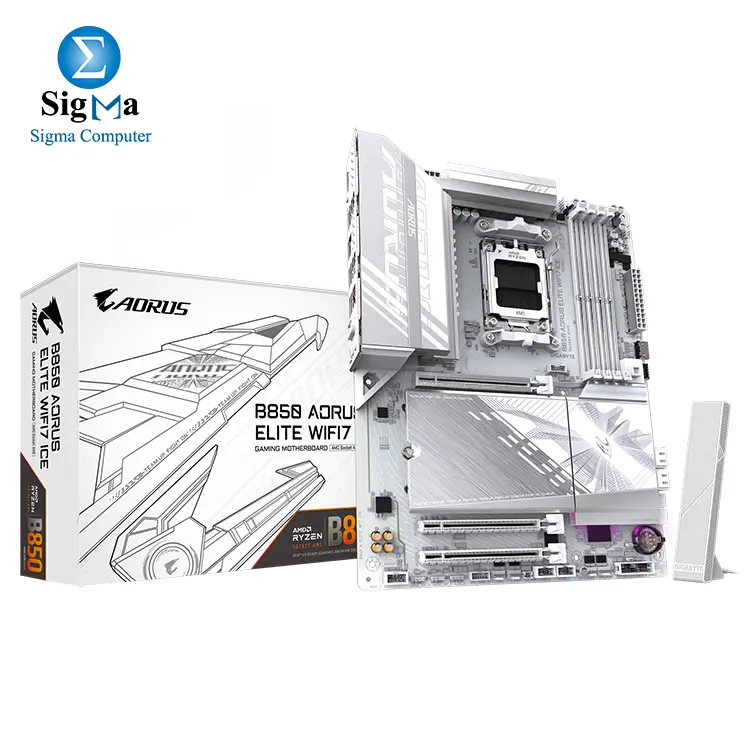 GIGABYTE AMD AORUS B850 ELITE WIFI7 ICE 1.1 - Main view
