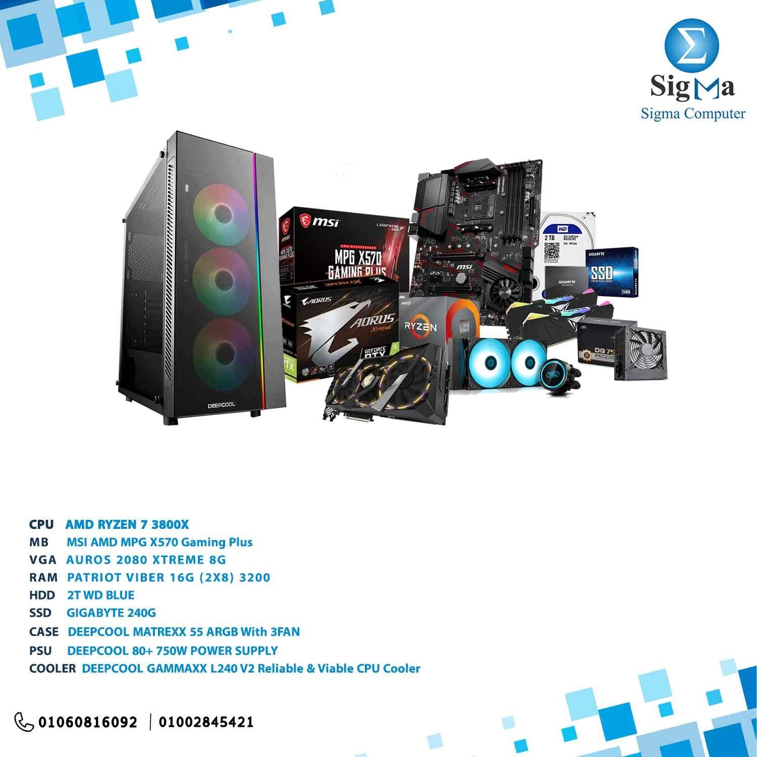 Bundle X570 With 2080 VGA And 3800X Ryzen - 16G - Main view