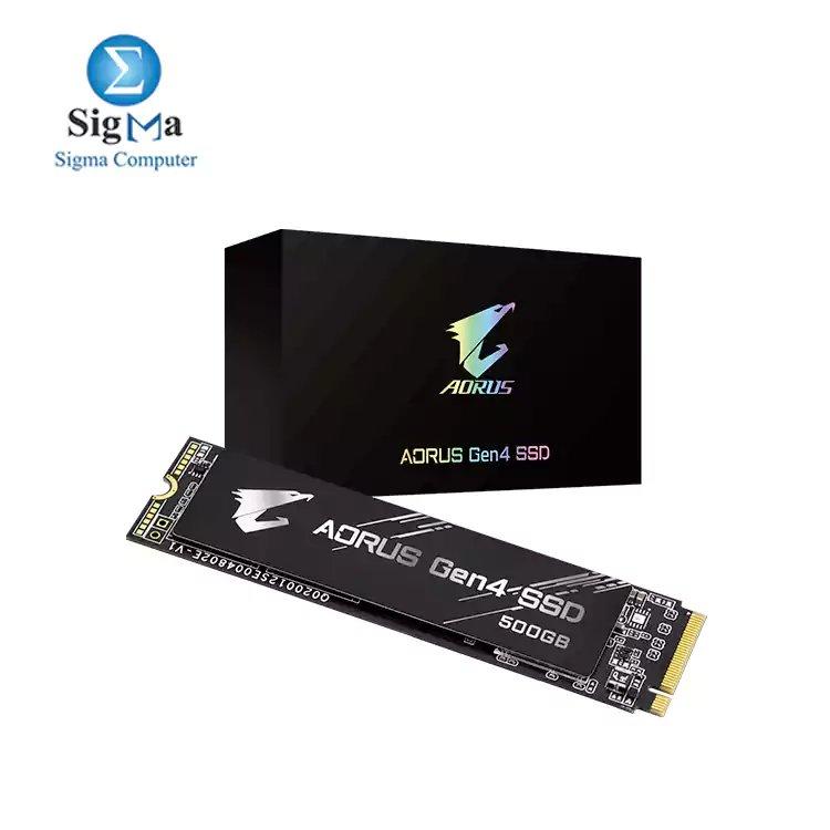 AORUS Gen4 SSD 500GB M.2 2280 - Main view