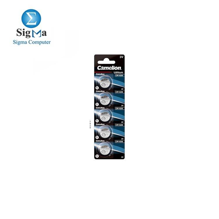 Camelion Battery CR1620-BP5-5PC Lithium Coin Cell - Main view