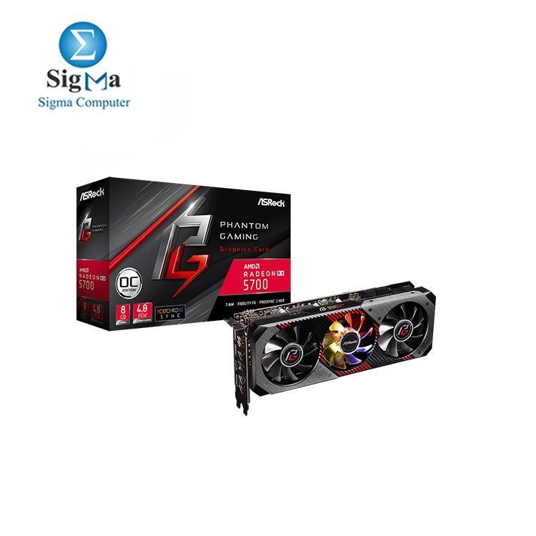AsRock Radeon RX 5700 Phantom Gaming D 8G OC - Main view