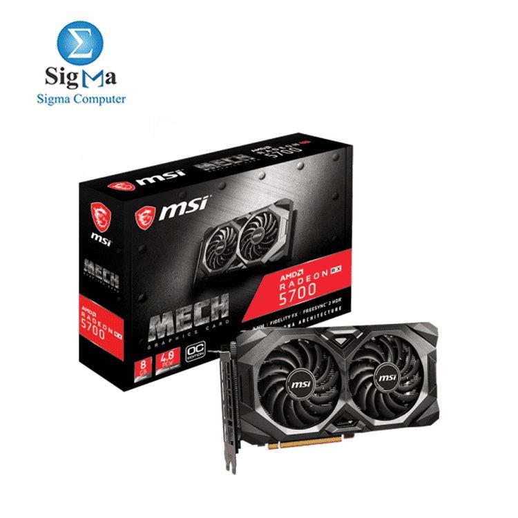 MSI Radeon RX 5700 MECH OC - Main view