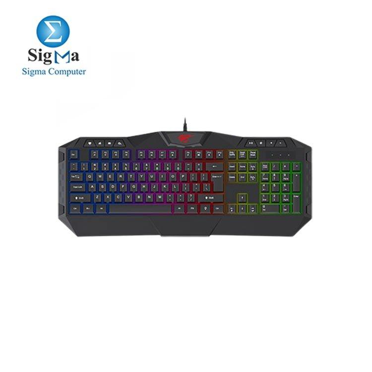 HAVIT KB510L Multi Function Backlit Gaming Keyboard - Main view