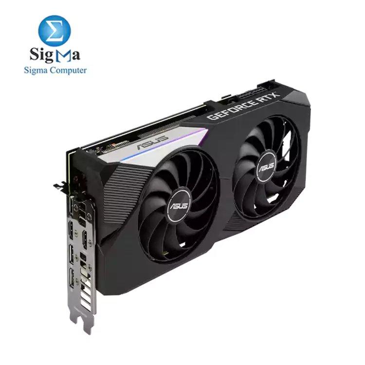 ASUS DUAL-RTX 3070-O8G Graphics Cards - ASUS - Main view