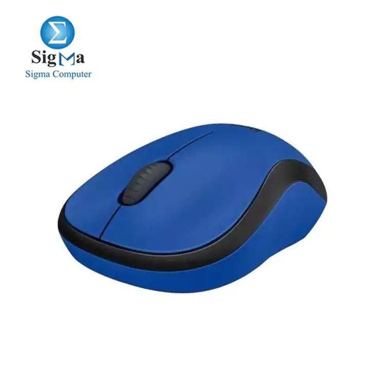 Logitech M220 Wireless Mouse - Blue - Main view