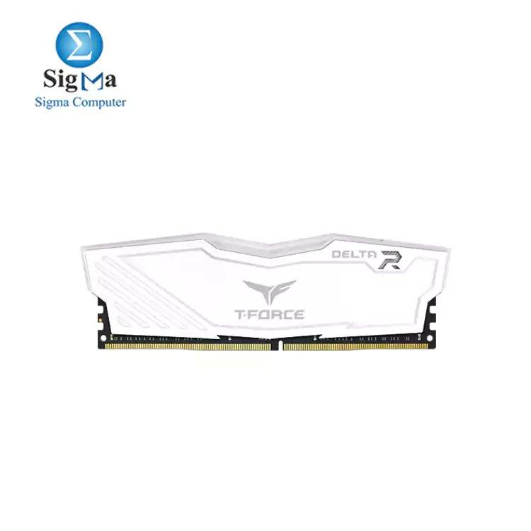 TEAM DELTA RGB 16G-2X8 3200Hz DDR4 DESKTOP MEMORY-WHITE - Main view