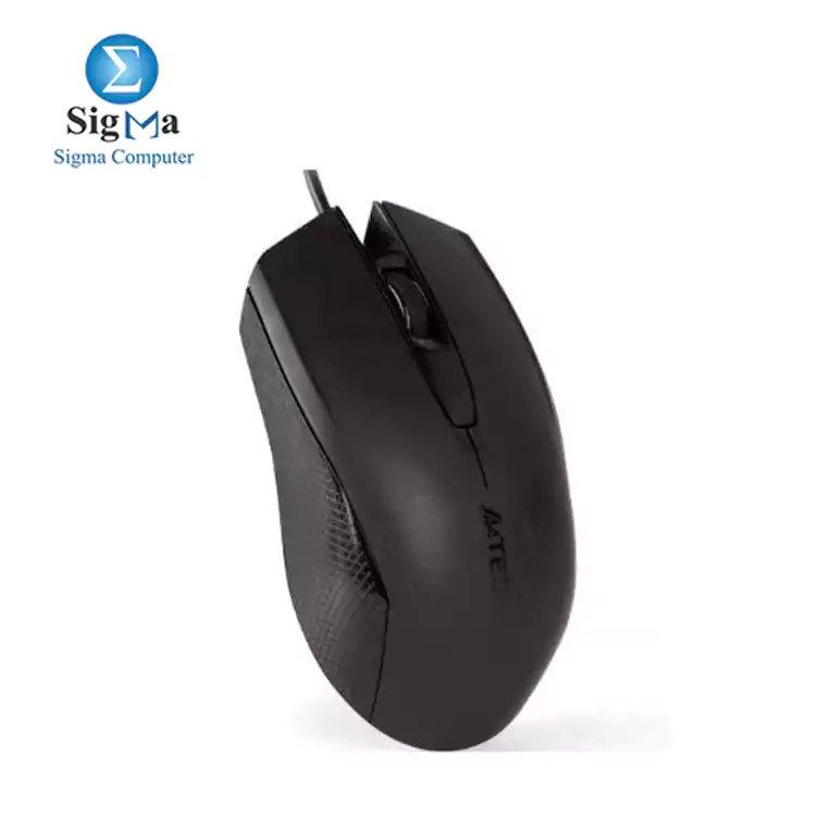 A4TECH OP-760- V-trak  Optical USB Mouse- Black - Main view