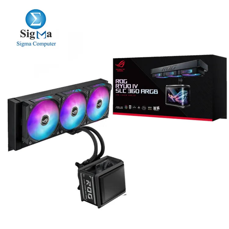 ASUS ROG Ryuo IV SLC 360 ARGB Liquid Cooler - Main view