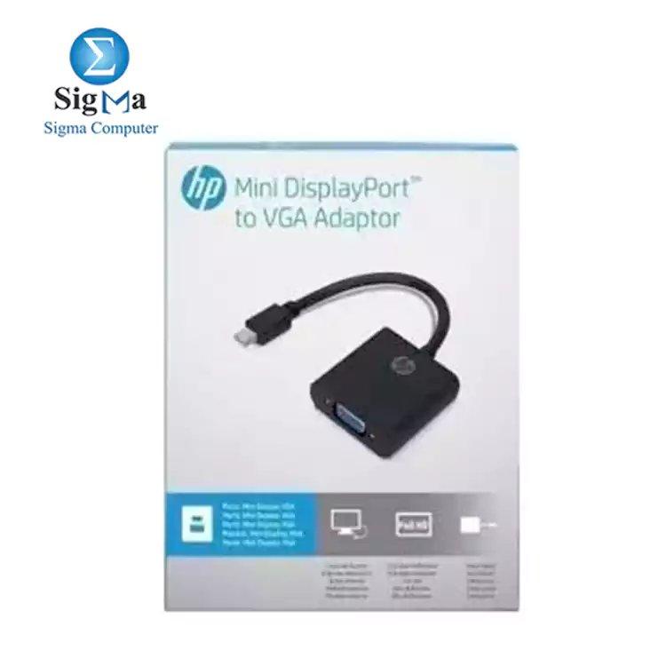 HP MINI DISPLAYPORT TO VGA ADAPTER BLACK - Main view