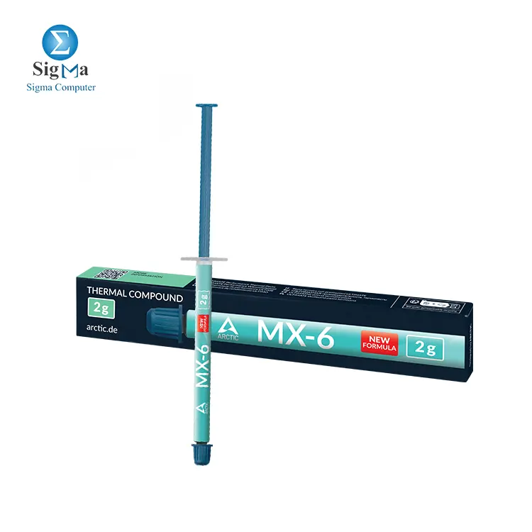 ARCTIC MX-6 (2 g) - Ultimate Performance Thermal Paste for CPU, Consoles, Graphics Cards, laptops, Very high Thermal Conductivity, Long Durability, Non-Conductive - Main view