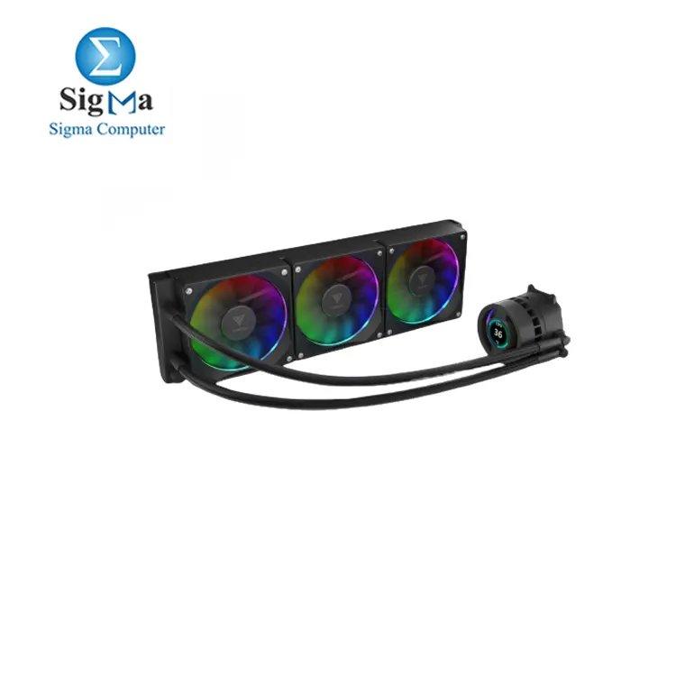GAMDIAS CHIONE P3-360U IPS LCD ARGB Liquid CPU Cooler. - Main view
