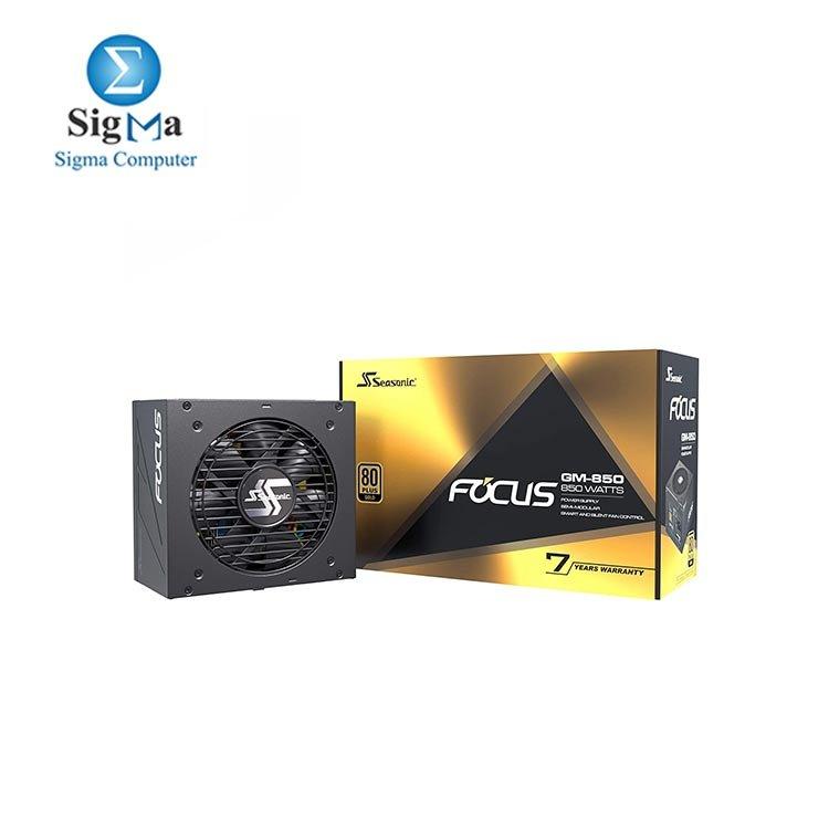 Seasonic Focus GM-850, 850W 80+ Gold, Semi-Modular - Main view