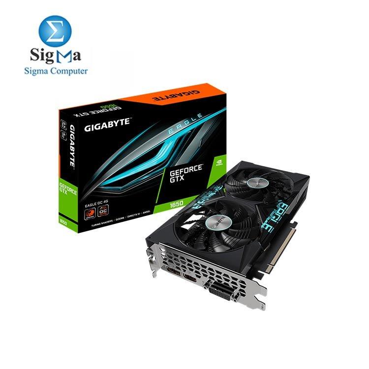 GIGABYTE GeForce GTX 1650 D6 EAGLE OC 4G - Main view