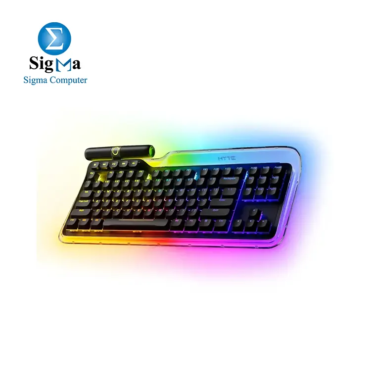 HYTE - Keeb TKL - Tenkeyless Wired RGB Mechanical Keyboard - Black - Main view