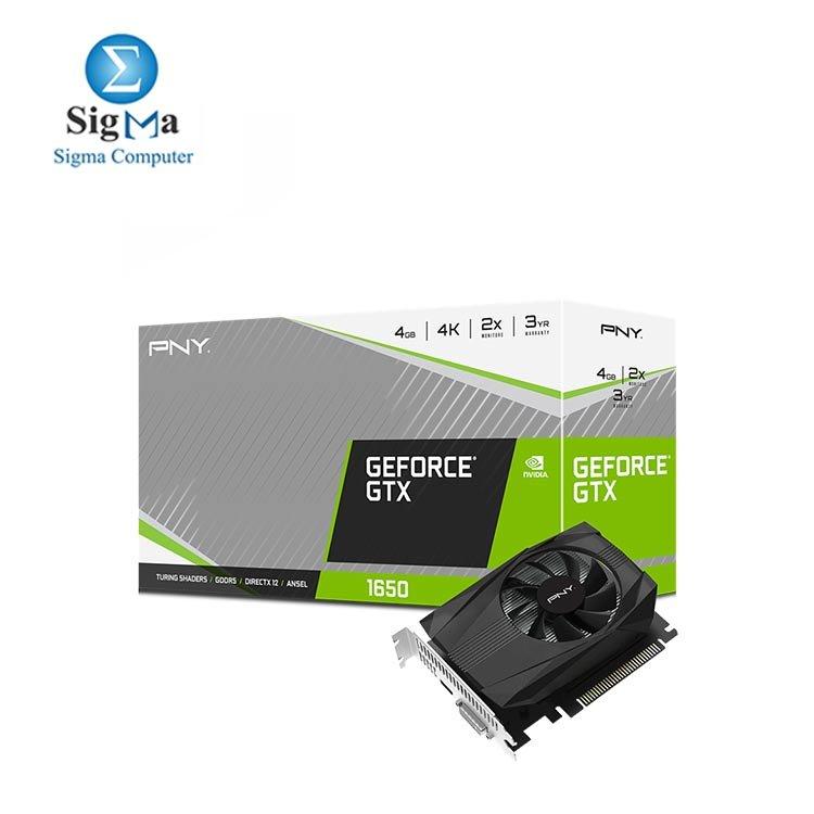 PNY GeForce GTX 1650 4GB Single Fan - Main view
