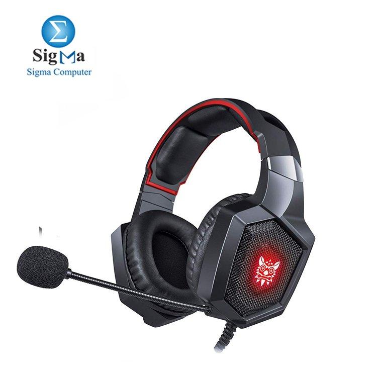 ONIKUMA Gaming Headset - Stereo K8 Gaming Headset for PS4  red - Main view