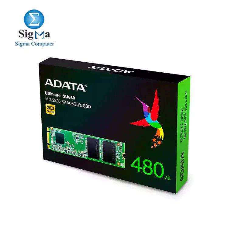 A DATA SU650 M.2 2280 SATA 6GB 480GB - Main view