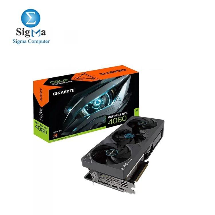GIGABYTE™ GeForce RTX™ 4080 EAGLE 16GB GV-N4080EAGLE-16GD - Main view