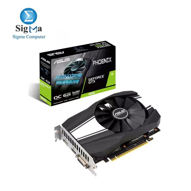 ASUS Phoenix GeForce® GTX 1660 OC edition 6GB GDDR5 - Main view