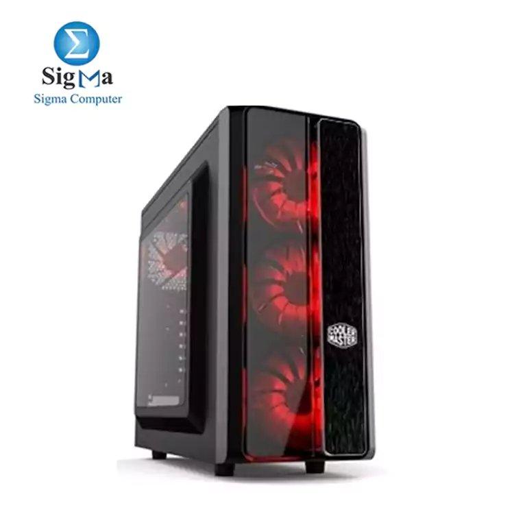 CMP-503 Mid Tower Desktop Case - Black + 600W PSU - Main view
