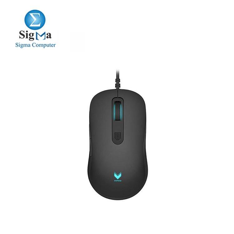 RAPOO VPRO V16 Gaming Optical Mouse - Black - Main view