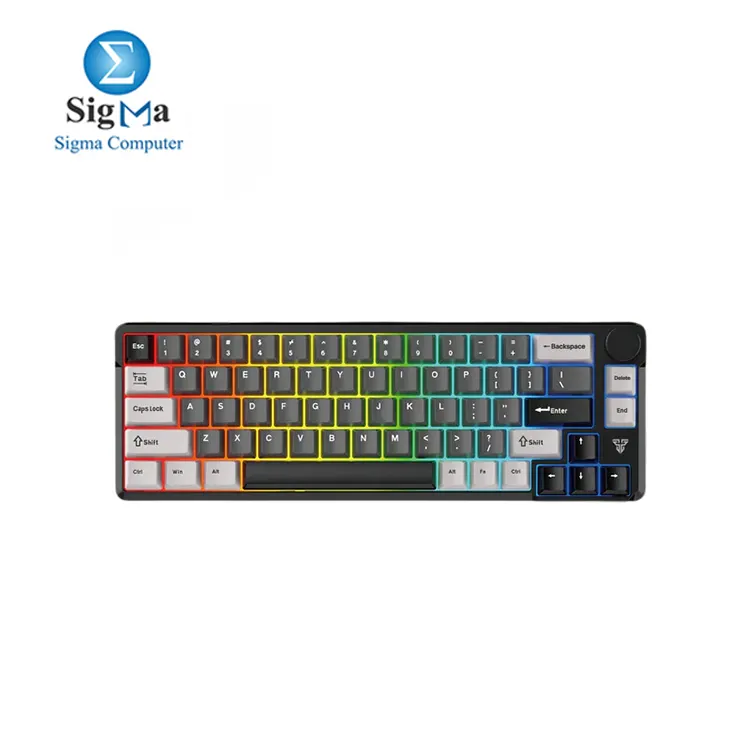 FANTECH MK919 Atom Pro Black Wireless Keyboard RED Switch RGB - Main view