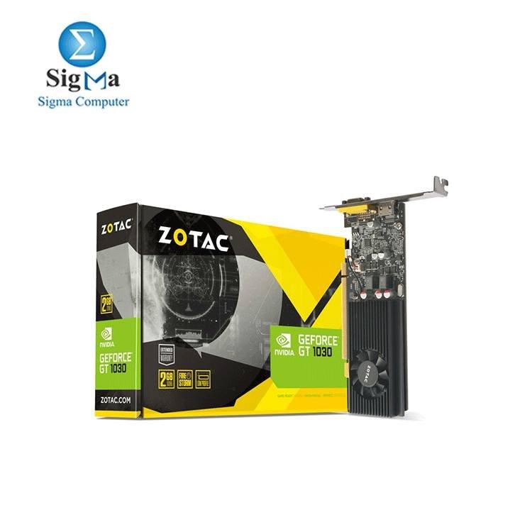 ZOTAC GeForce® GT 1030 2GB GDDR5 HDMI/VGA Low Profile - Main view