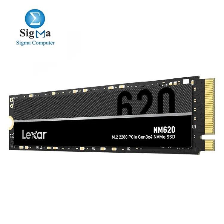 Lexar NM620 256GB M.2 2280 PCIe Gen3x4 NVMe SSD up to 3300MB/s read, 1300MB/s write - LNM620X256G - Main view
