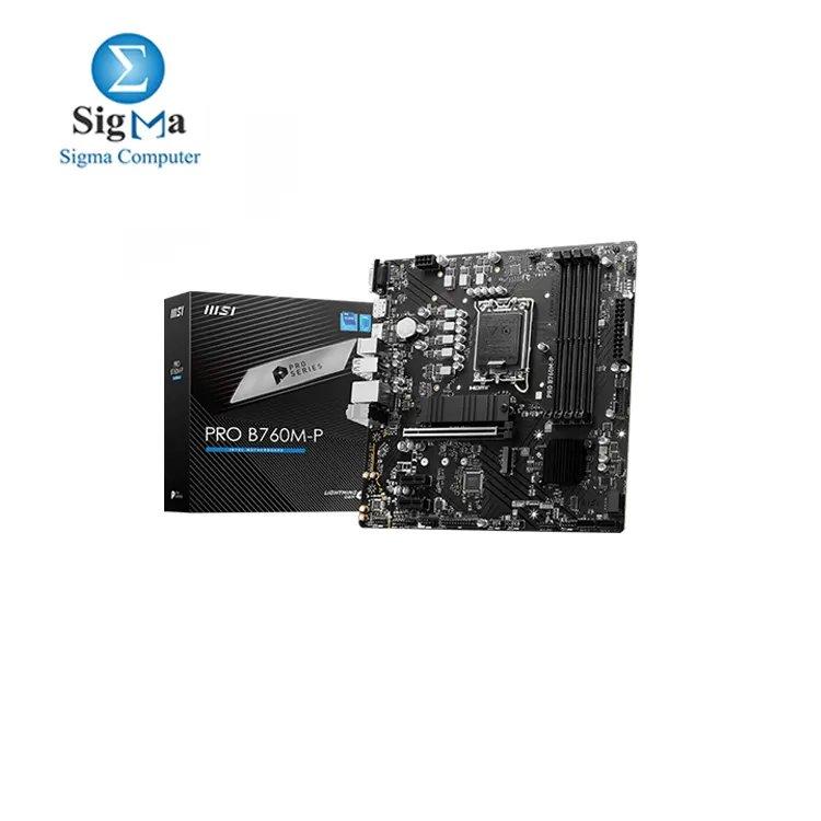 MSI PRO B760M-P Socket LGA 1700 Motherboard - Main view