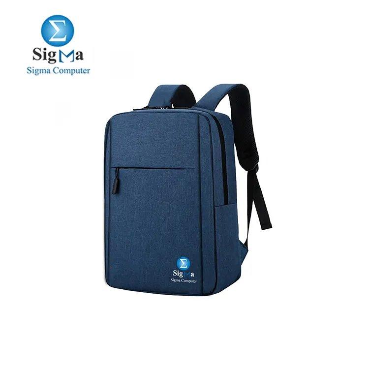 Sigma laptop Backpack For School and Travel Bag (Blue) - Main view