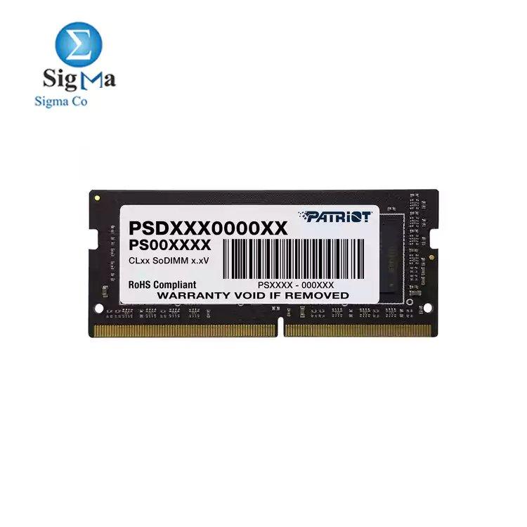 Patriot RAM DDR4 8GB 2666MHz  CL19  notebook - Main view