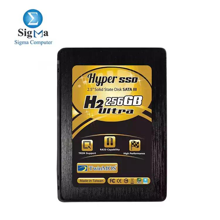 TwinMOS 256GB 2.5-inch ultra-thin SSD H2 - Main view