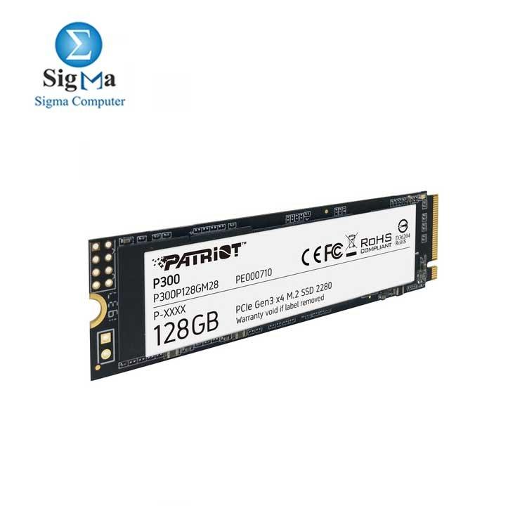 Patriot 128GB P300 M.2 2280 PCIe SSD - Main view