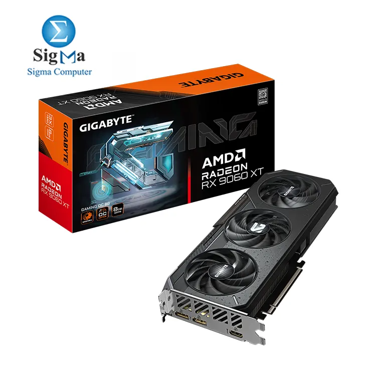 GIGABYTE Radeon RX 9060 XT GAMING OC 8G - Main view