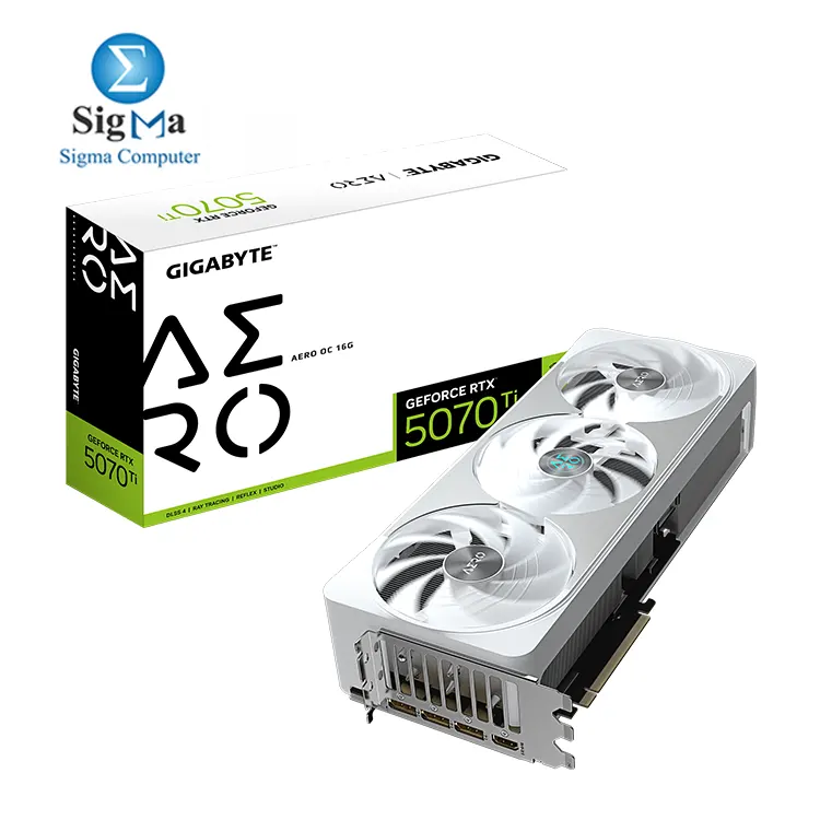 GIGABYTE GeForce RTX 5070 Ti AERO OC 16G - Main view