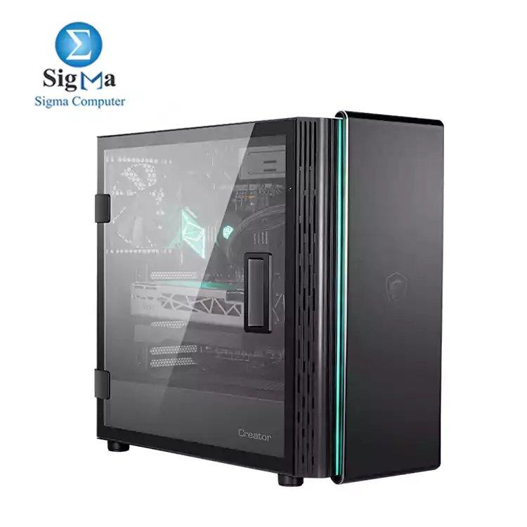MSI CREATOR 400M 'C400M' Mid Tower Silent Computer Case 'Black - Main view